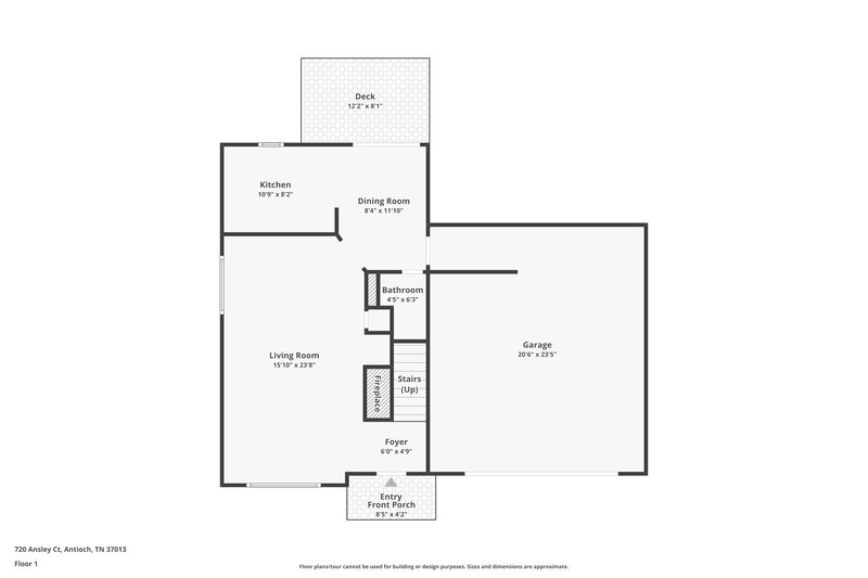 1,900/Mo, 720 Ansley Ct Antioch, TN 37013 Floor Plan View