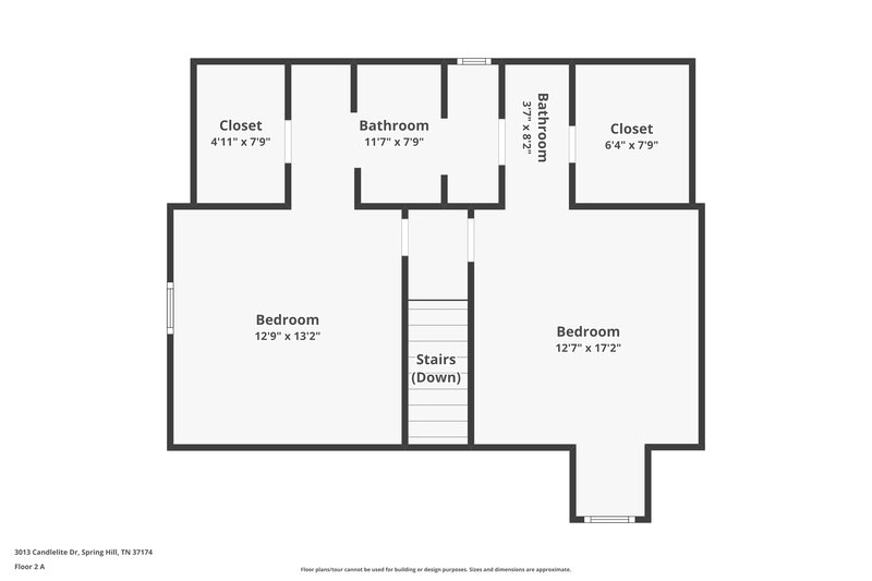 2,045/Mo, 3013 Candlelite Dr Spring Hill, TN 37174 Floor Plan View 2