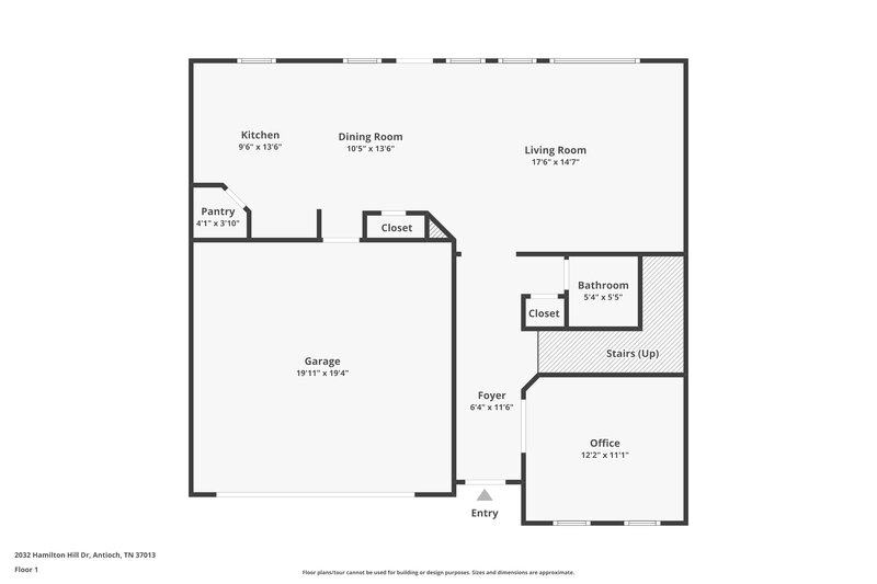 2,540/Mo, 2032 Hamilton Hill Dr Antioch, TN 37013 Floor Plan View