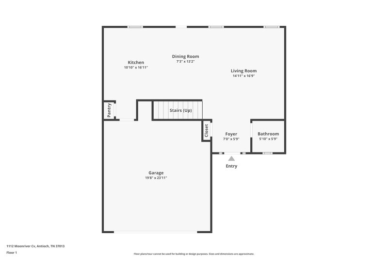 2,170/Mo, 1112 Moonriver Cv Antioch, TN 37013 Floorplan View