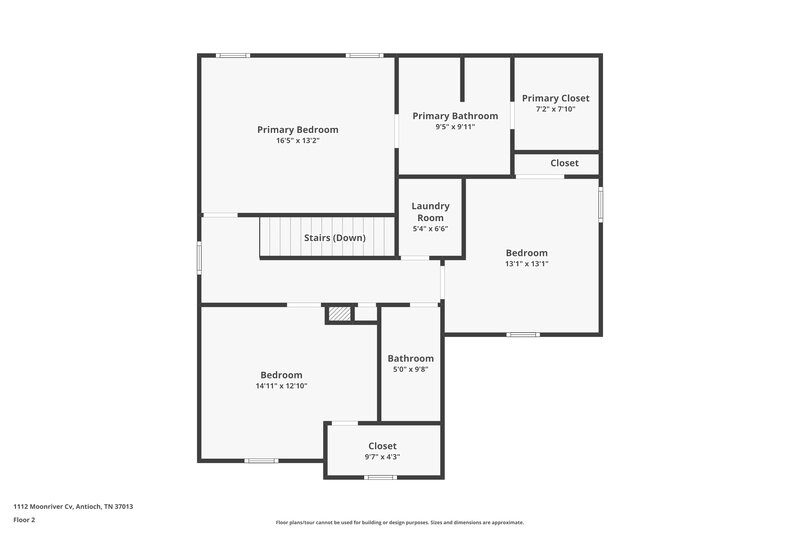 2,170/Mo, 1112 Moonriver Cv Antioch, TN 37013 Floorplan View 2
