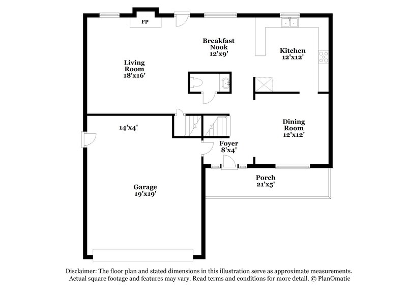 2,450/Mo, 2523 Claymore Run Murfreesboro, TN 37130 Floorplan View