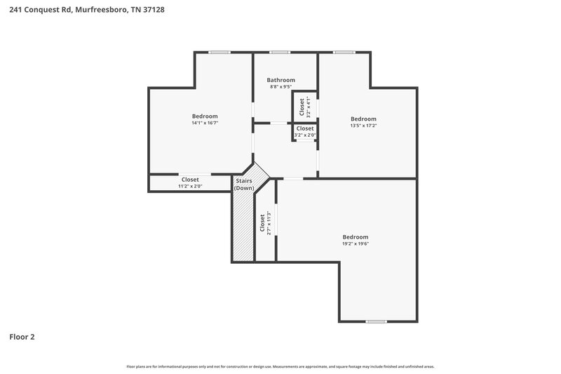 2,735/Mo, 241 Conquest Rd Murfreesboro, TN 37128 Floor Plan View 2