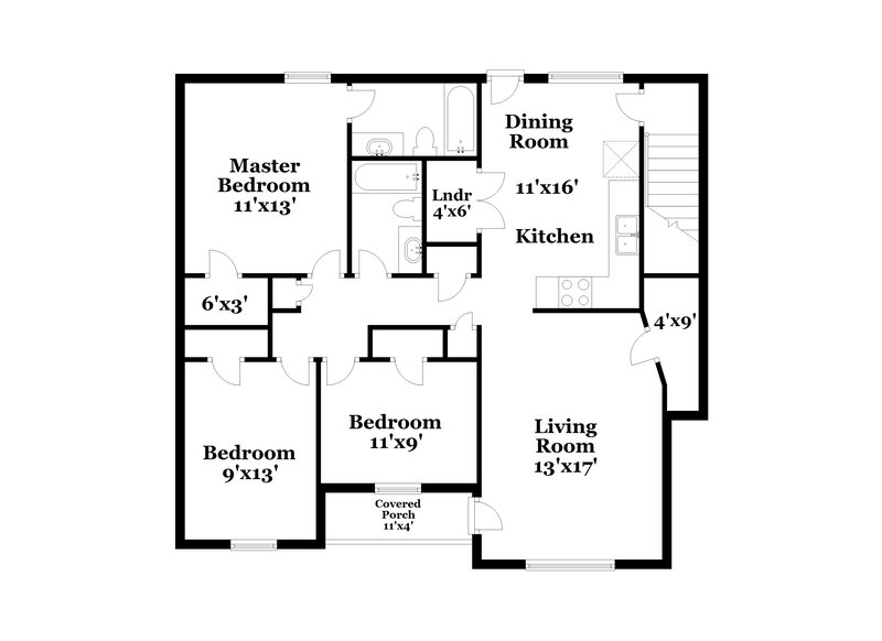 1,765/Mo, 110 Township Ct Hendersonville, TN 37075 Floor Plan View