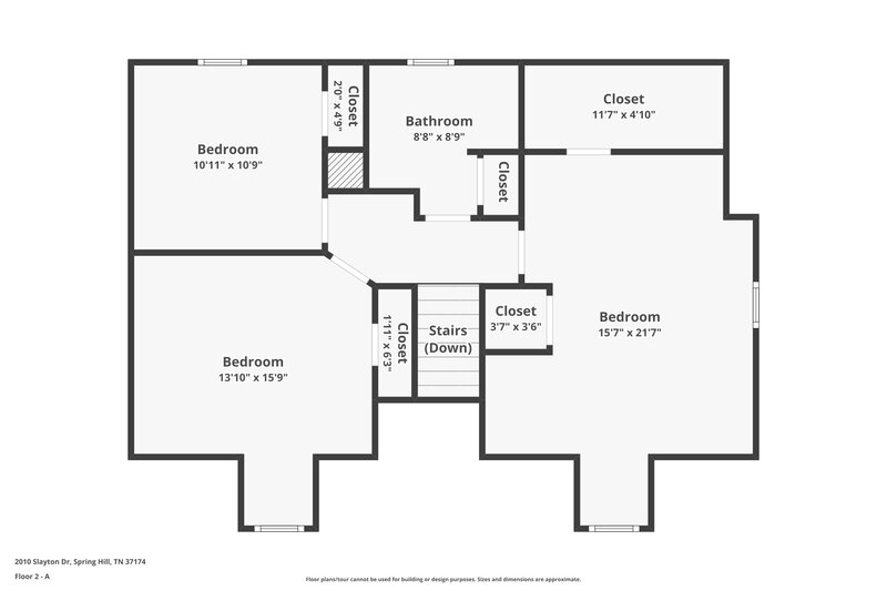2,450/Mo, 2010 Slayton Dr Spring Hill, TN 37174 Floor Plan View 3
