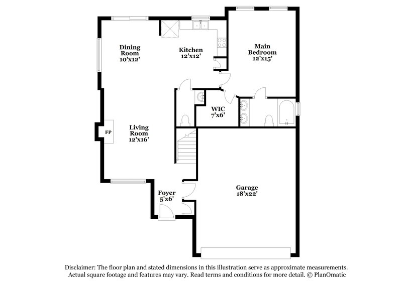 2,110/Mo, 712 Ashwell Close Antioch, TN 37013 Floor Plan View