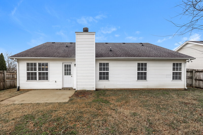 1,805/Mo, 1295 Tiree Dr Murfreesboro, TN 37128 Rear View