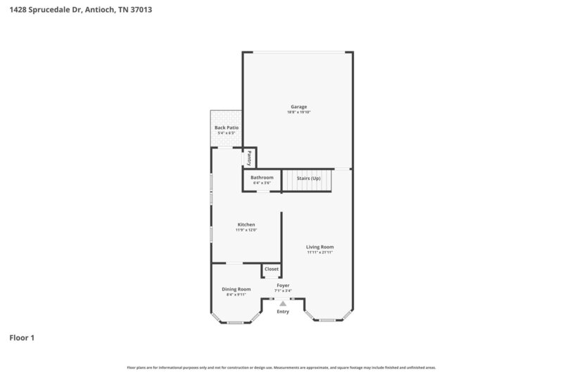 2,110/Mo, 1428 Sprucedale Dr Antioch, TN 37013 Floorplan View
