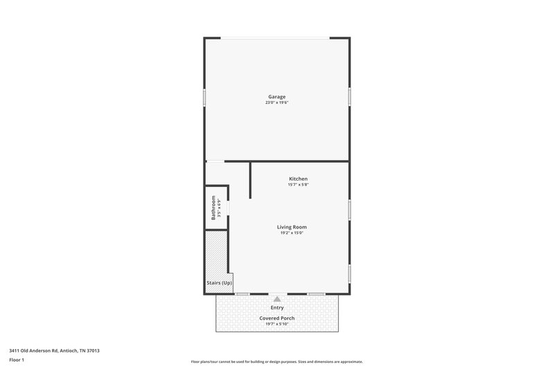 2,010/Mo, 3411 Old Anderson Rd Unit 1 Antioch, TN 37013 Floorplan View