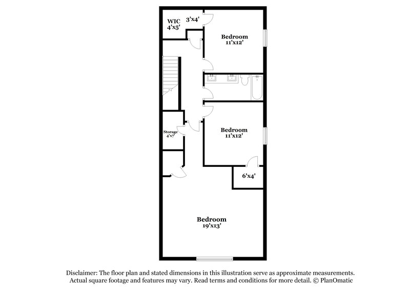 2,280/Mo, 1968 Brookshine Port Antioch, TN 37013 Floorplan View 2