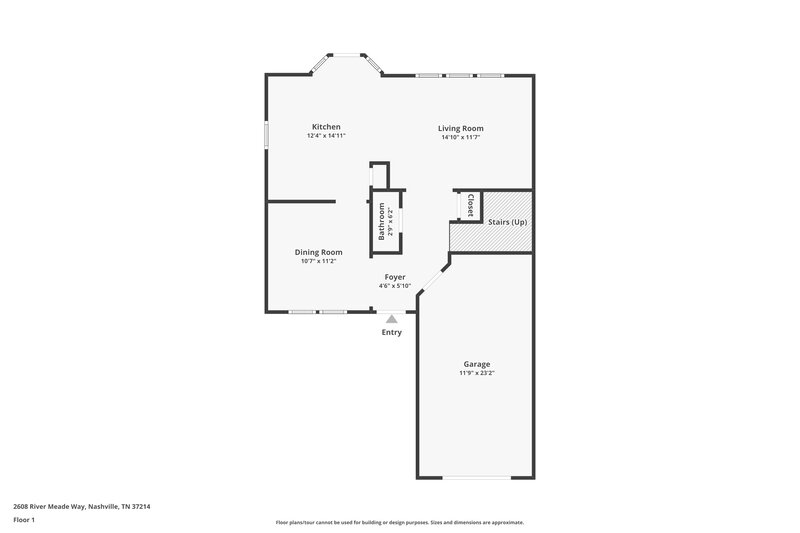 2,170/Mo, 2608 River Meade Way Nashville, TN 37214 Floor Plan View