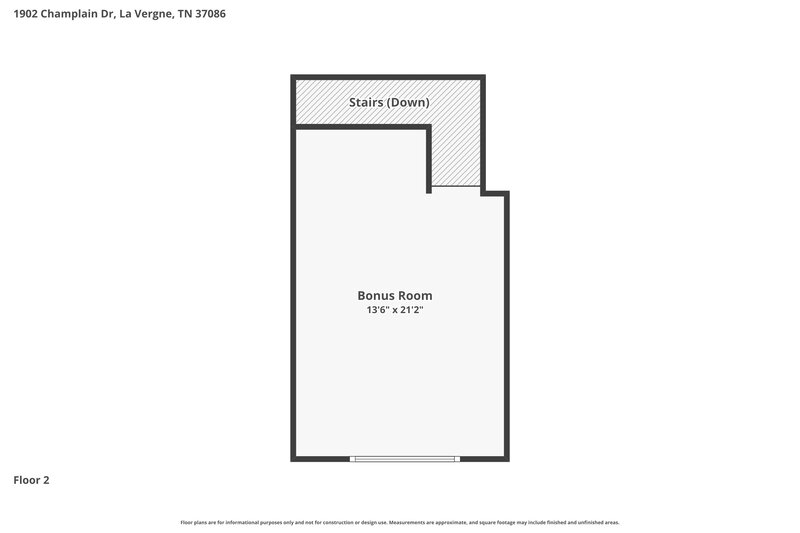 2,365/Mo, 1902 Champlain Dr La Vergne, TN 37086 Floor Plan View 2