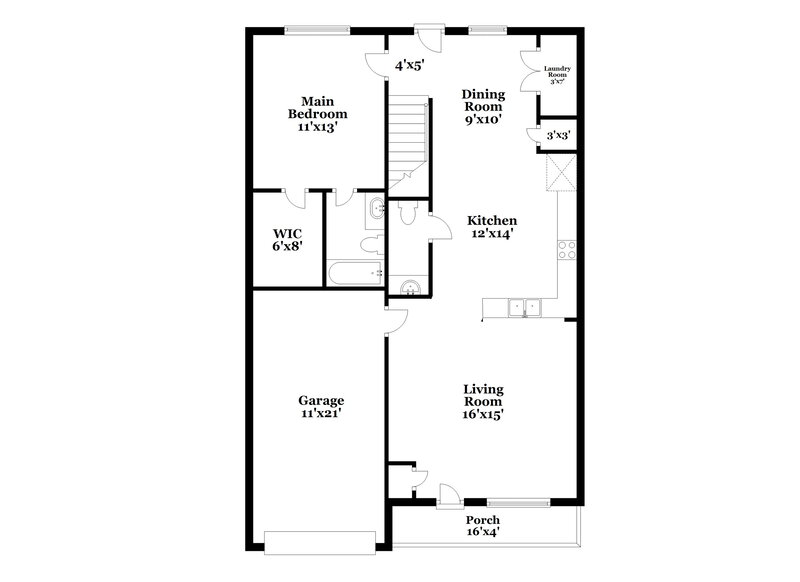 2,070/Mo, 8481 Lawson Dr Antioch, TN 37013 Floor Plan View
