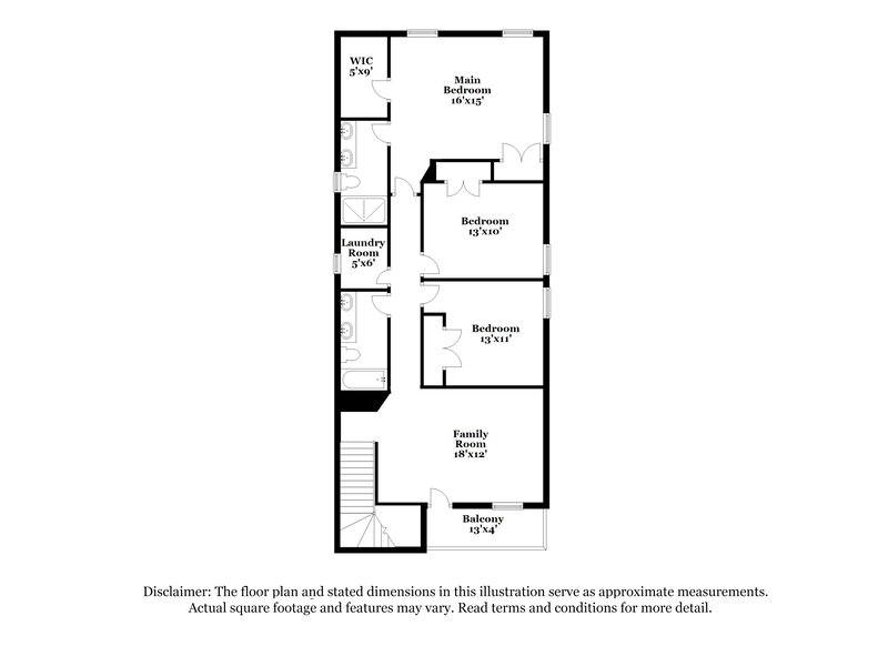 2,215/Mo, 2741 Eldin Creek Dr Murfreesboro, TN 37128 Floor Plan View