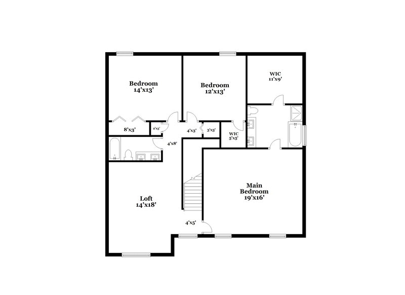 2,685/Mo, 5625 Dory Dr Antioch, TN 37013 Floor Plan View 2