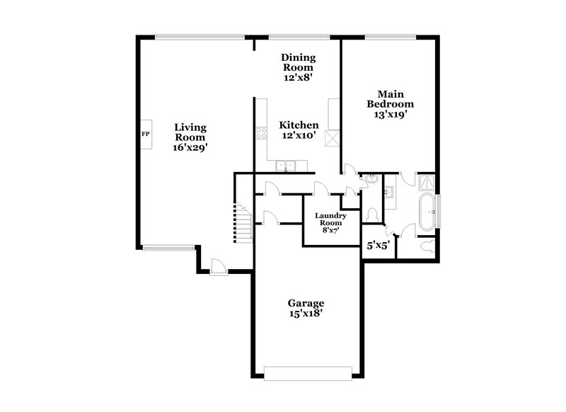 4,200/Mo, 4505 Hunters Green Cir Antioch, TN 37013 Floor Plan View