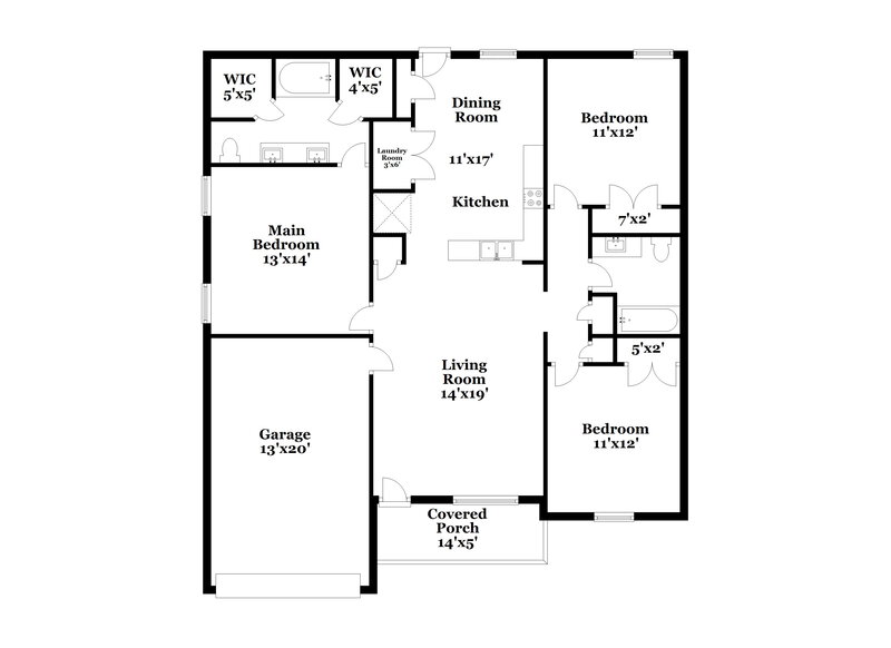 1,715/Mo, 101 Larkin Springs Rd Madison, TN 37115 Floor Plan View