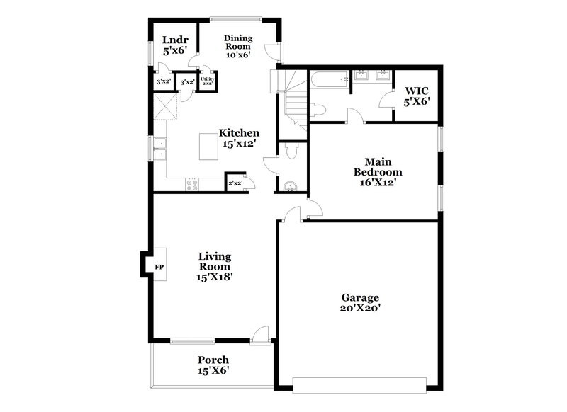 2,340/Mo, 7449 E Winchester Dr Antioch, TN 37013 Floor Plan View