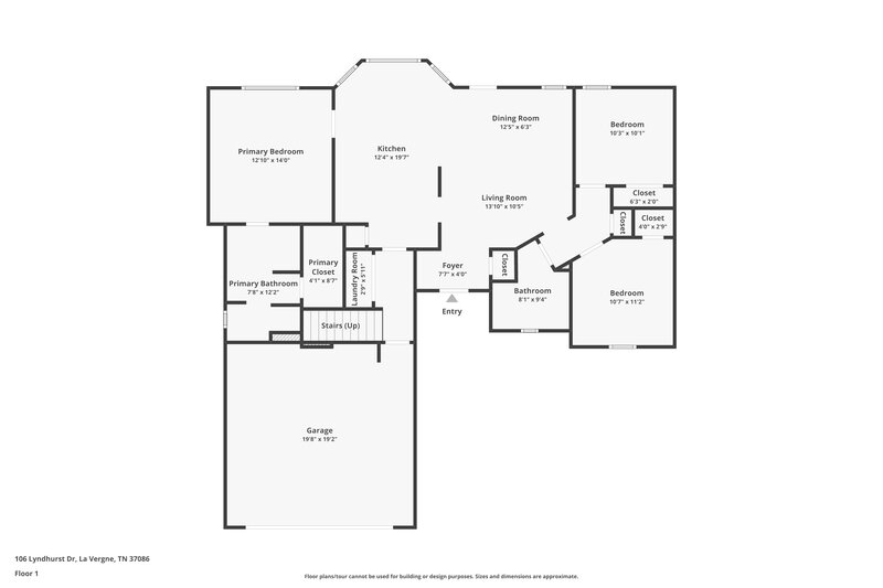 1,955/Mo, 106 Lyndhurst Dr La Vergne, TN 37086 Floor Plan View
