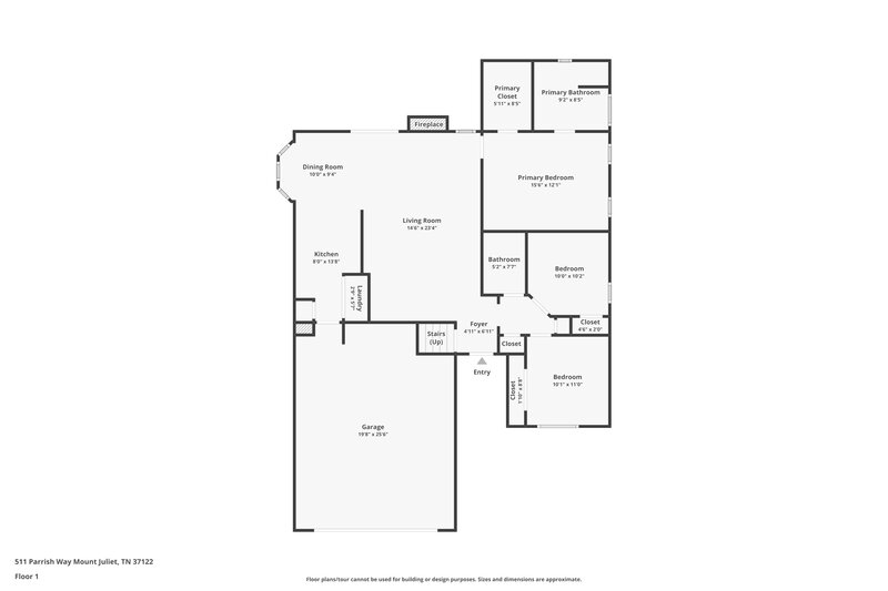 3,410/Mo, 511 Parrish Way Mount Juliet, TN 37122 Floor Plan View