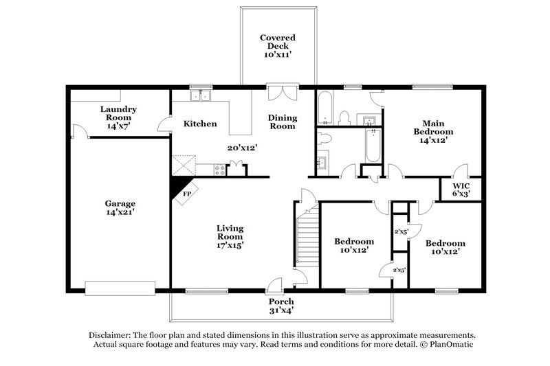 2,510/Mo, 1519 Cason Trail Murfreesboro, TN 37128 Floorplan View