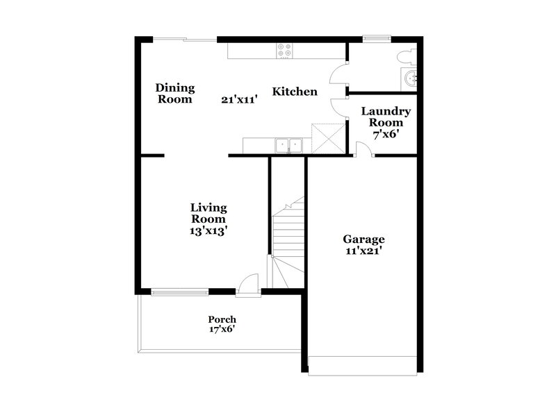 1,910/Mo, 5017 Luker Ln Antioch, TN 37013 Floor Plan View