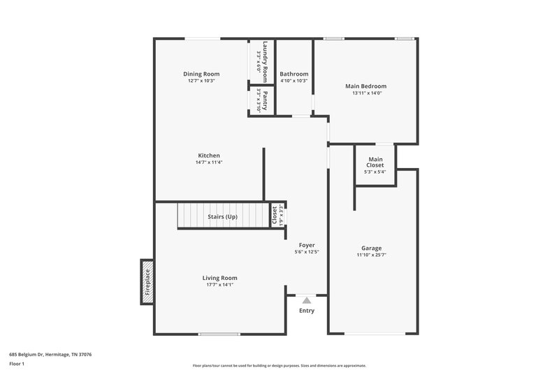 2,225/Mo, 685 Belgium Dr Hermitage, TN 37076 Floorplan View