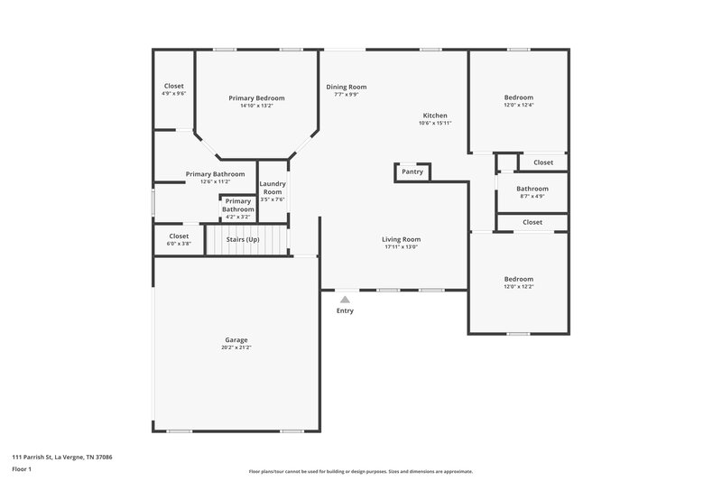 2,085/Mo, 111 Parrish St La Vergne, TN 37086 Floor Plan View