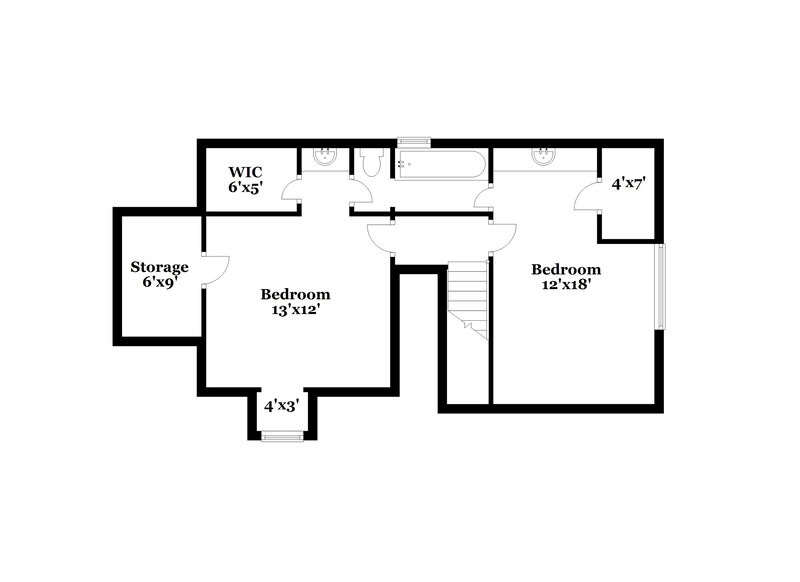 2,430/Mo, 3117 Barksdale Harbor Dr Nashville, TN 37214 Floor Plan View 2