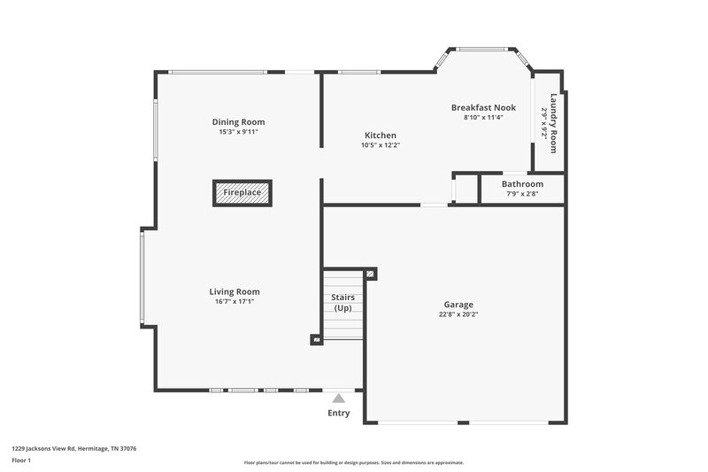 2,560/Mo, 1229 Jacksons View Rd Hermitage, TN 37076 Floorplan View