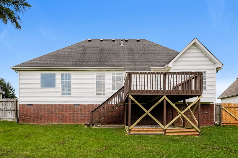 2,270/Mo, 2945 Hearthside Dr Spring Hill, TN 37174 Rear View