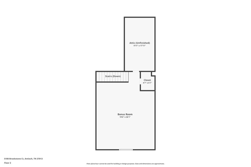 1,915/Mo, 5100 Brookstone Ct Antioch, TN 37013 Floorplan View 2