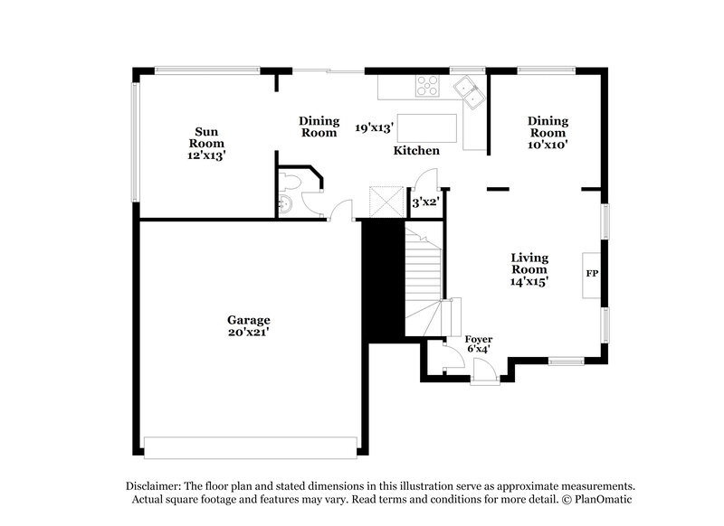 2,485/Mo, 3106 Creekview Ln Goodlettsville, TN 37072 Floor Plan View
