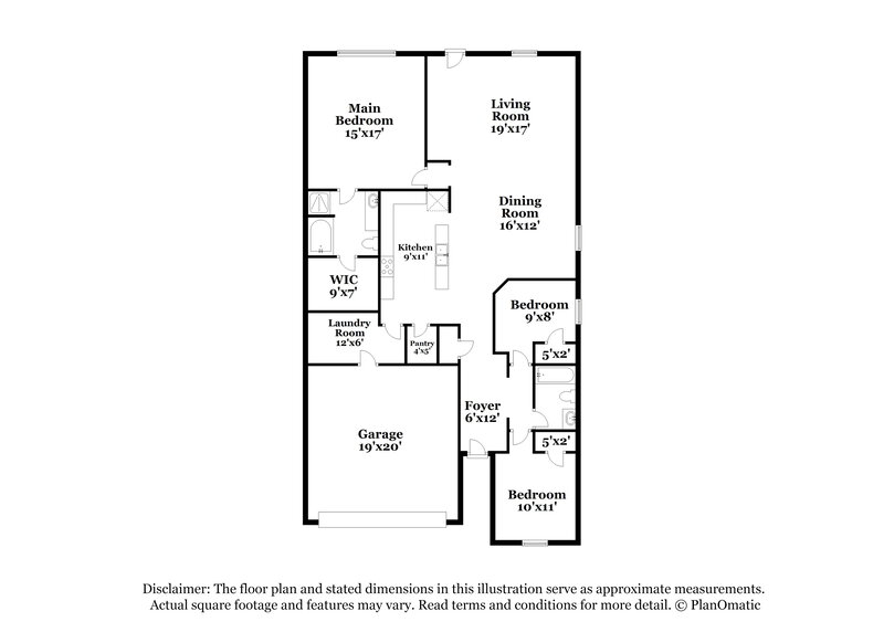 1,975/Mo, 3110 Dizzy Dean Dr Murfreesboro, TN 37128 Floor Plan View