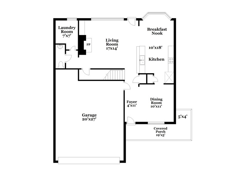 2,560/Mo, 3108 Creekview Ln Goodlettsville, TN 37072 Floor Plan View