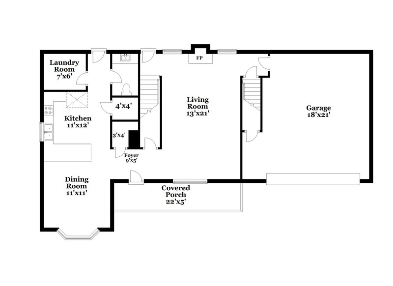 2,445/Mo, 5921 Belle Oaks Pl Antioch, TN 37013 Floor Plan View