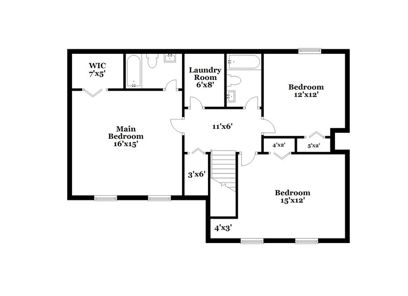 2,350/Mo, 1418 Christina Hayes Ln La Vergne, TN 37086 Floor Plan View 2