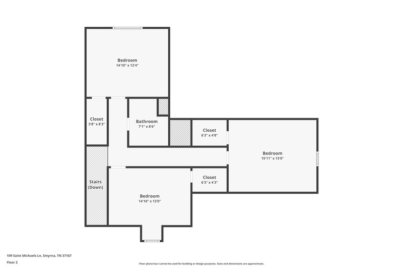 2,195/Mo, 109 St Michaels Ln Smyrna, TN 37167 Floor Plan View 2