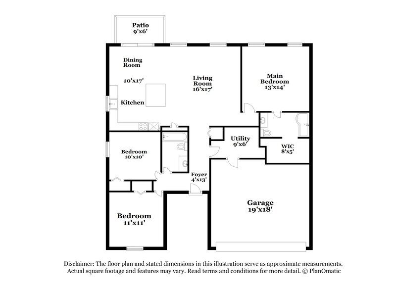 2,215/Mo, 224 Nottingham Ln La Vergne, TN 37086 Floor Plan View