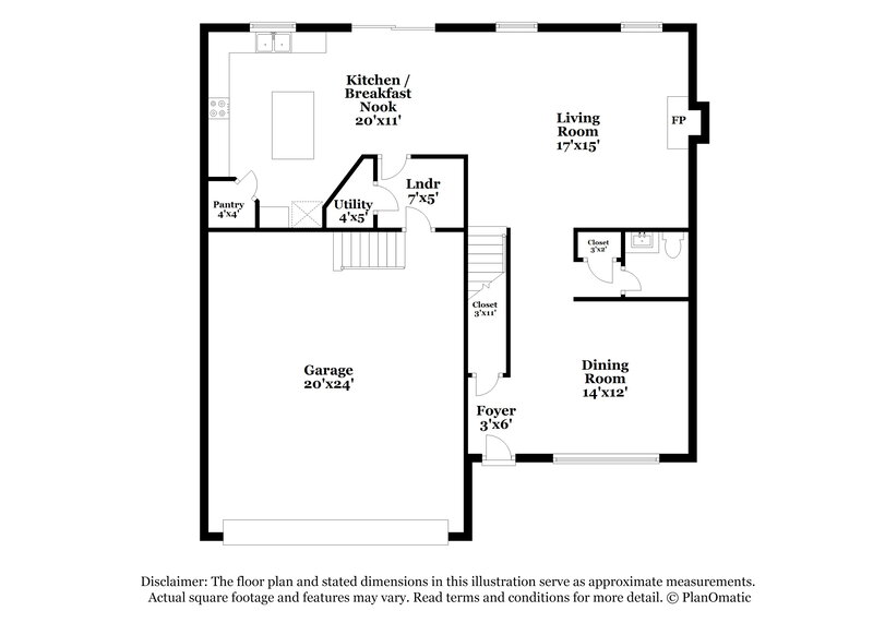 2,390/Mo, 2716 Apple Cross Ct Murfreesboro, TN 37127 Floorplan View