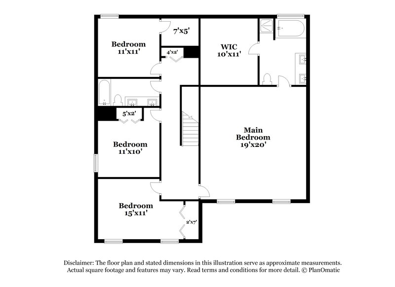 2,710/Mo, 3510 Bluespruce Way Murfreesboro, TN 37128 Floor Plan View 2