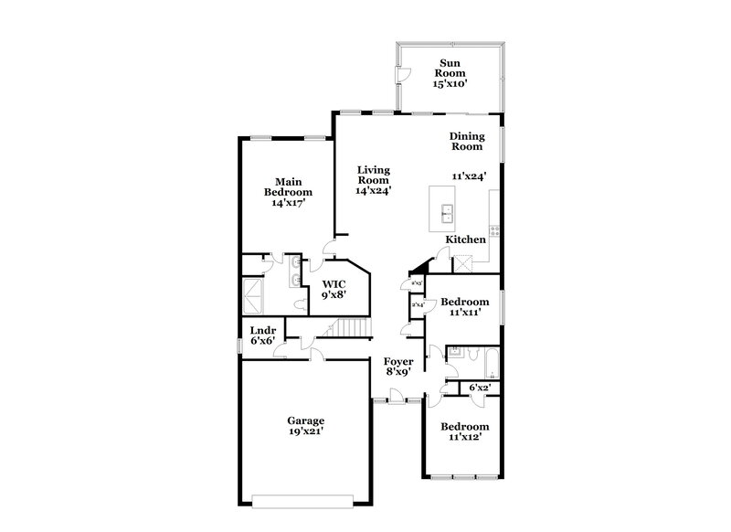 2,425/Mo, 2834 Leipers Fork Trail Murfreesboro, TN 37128 Floor Plan View