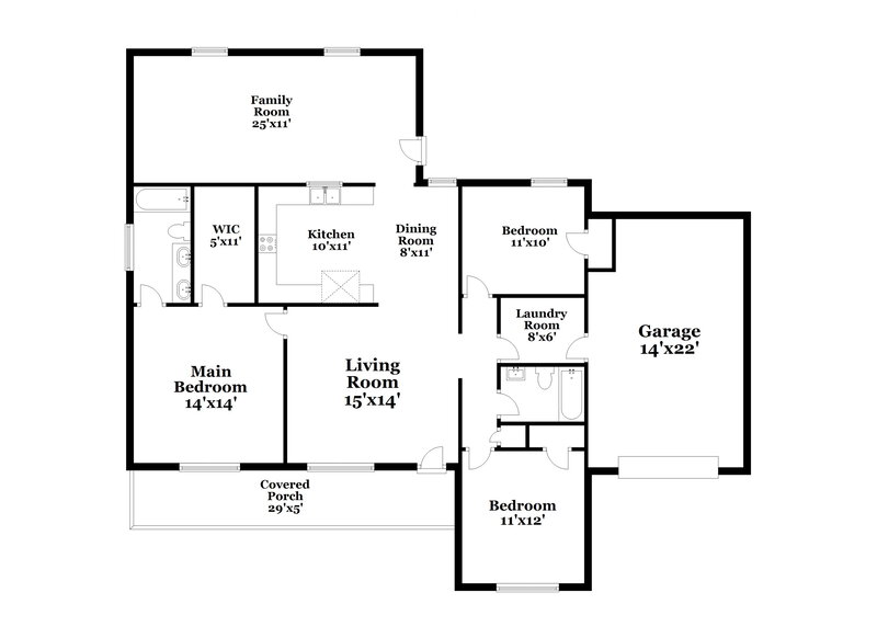 3,030/Mo, 1823 Moonlight Dr La Vergne, TN 37086 Floor Plan View