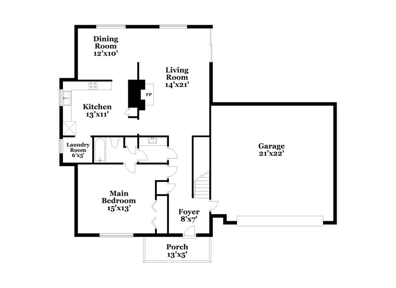 2,600/Mo, 403 Belle Pointe Dr Nashville, TN 37221 Floor Plan View