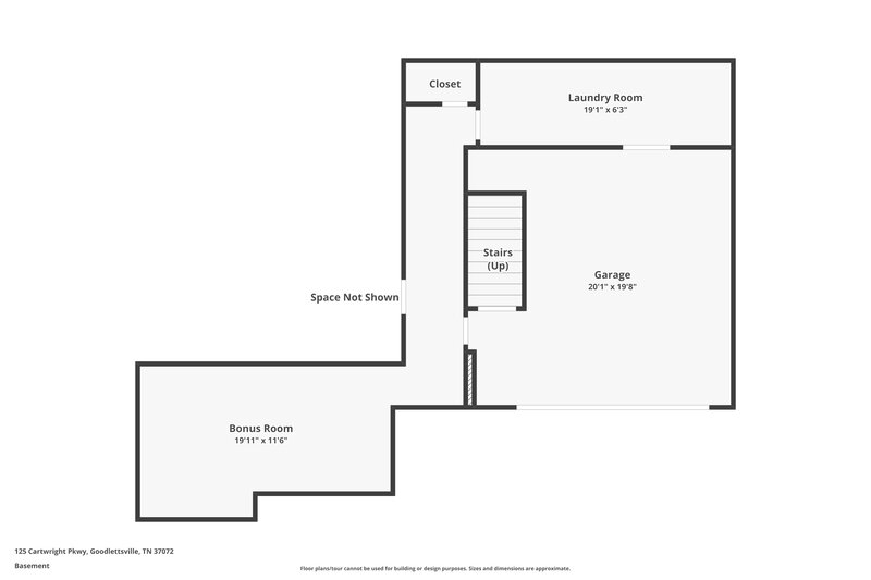 1,960/Mo, 125 Cartwright Parkway Goodlettsville, TN 37072 Floor Plan View