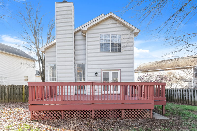 2,105/Mo, 5948 Colchester Drive Hermitage, TN 37076 Rear View