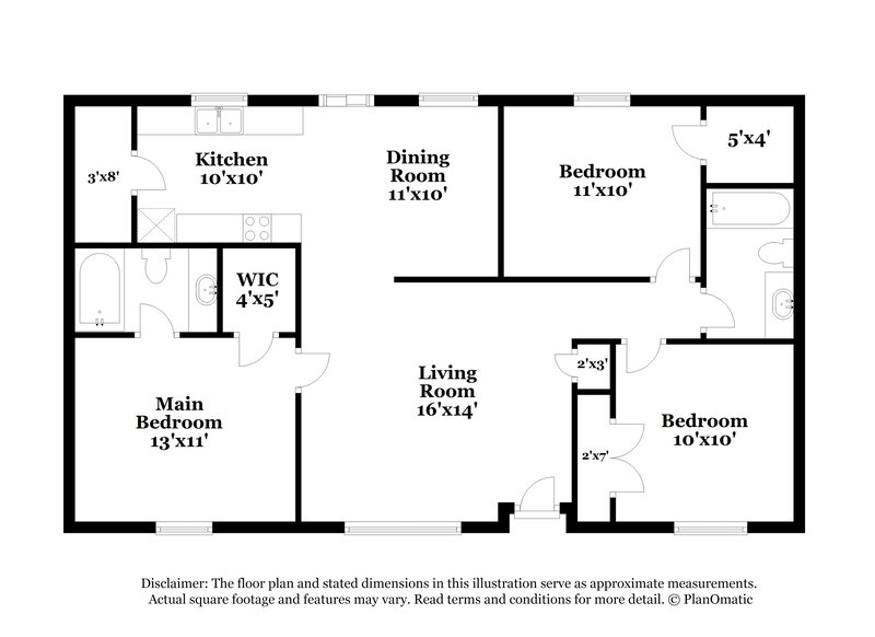 1,605/Mo, 154 Dreville Drive La Vergne, TN 37086 Floor Plan View