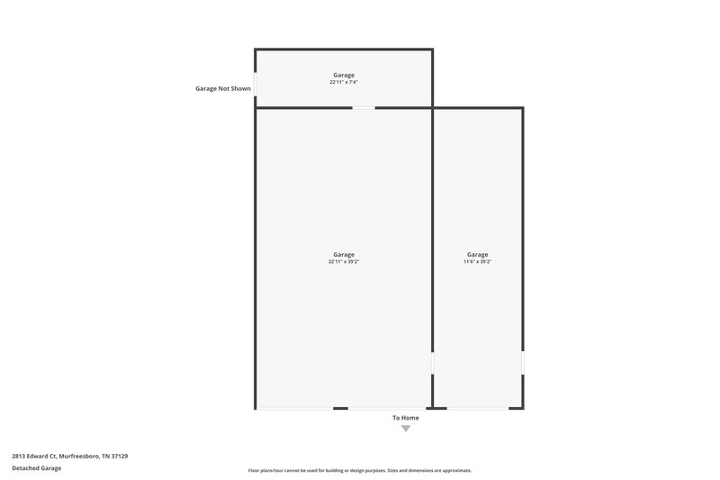 2,045/Mo, 2813 Edward Court Murfreesboro, TN 37129 Floor Plan View