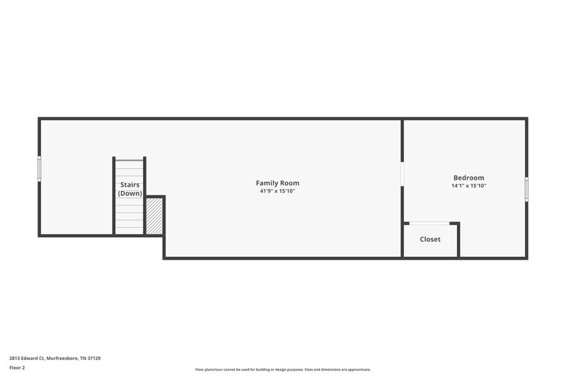 2,045/Mo, 2813 Edward Court Murfreesboro, TN 37129 Floor Plan View 3