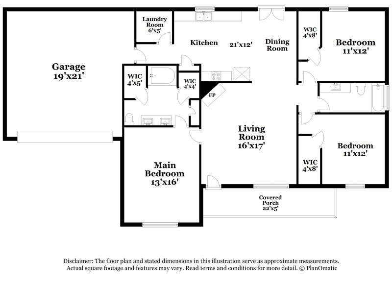 1,970/Mo, 519 Joe B Jackson Pkwy Murfreesboro, TN 37127 Floor Plan View